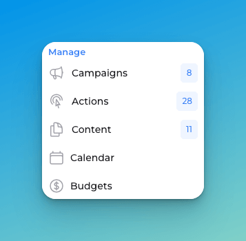 营销工作区概览