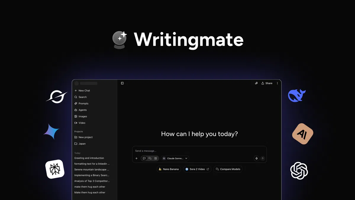 WritingMate：内容创作者的一体化 AI 工具